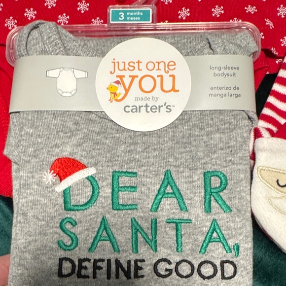 Carter's Festive Red and White Baby Outfit Collection - Picture 2 of 9